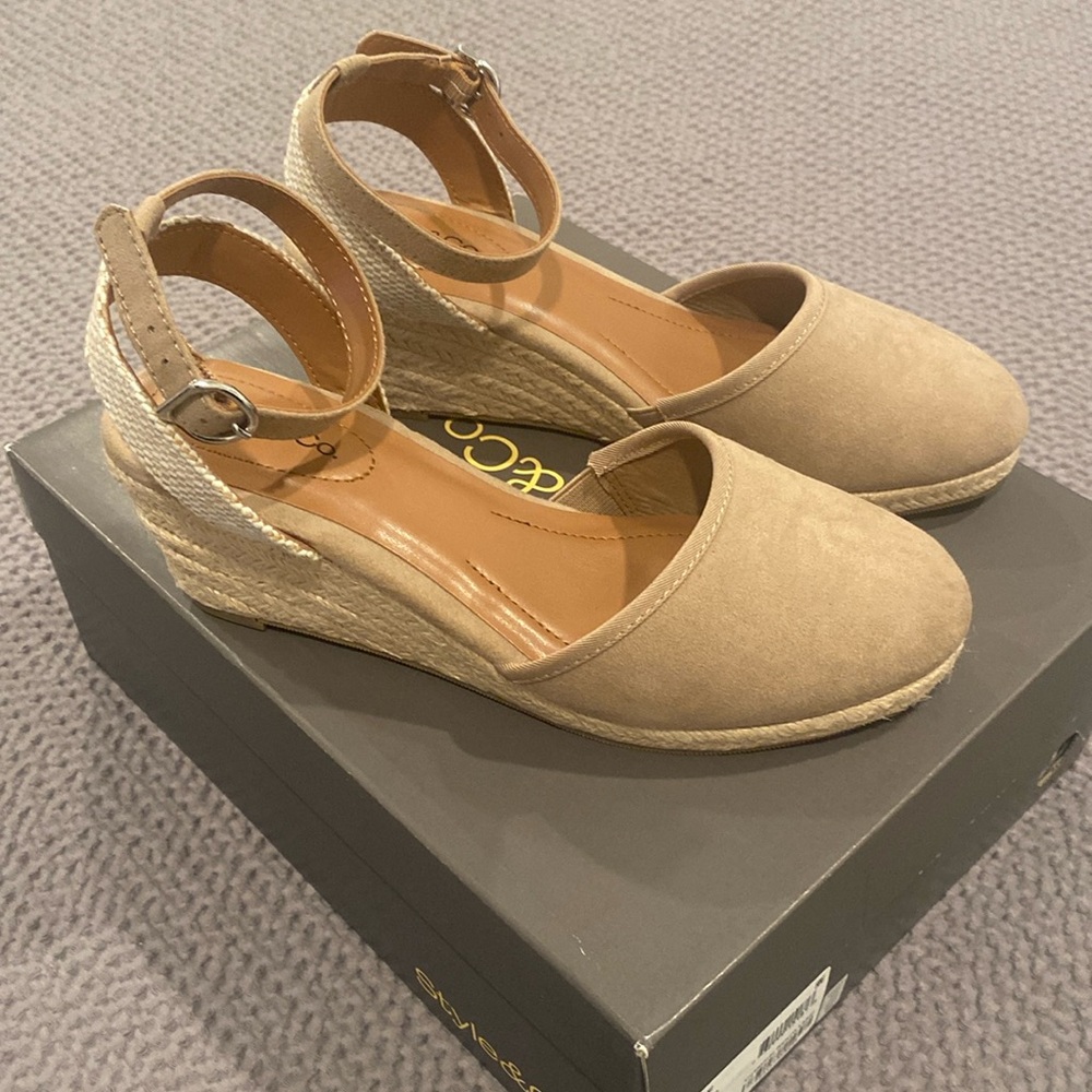 Wedges, size 6/12, Style & Co